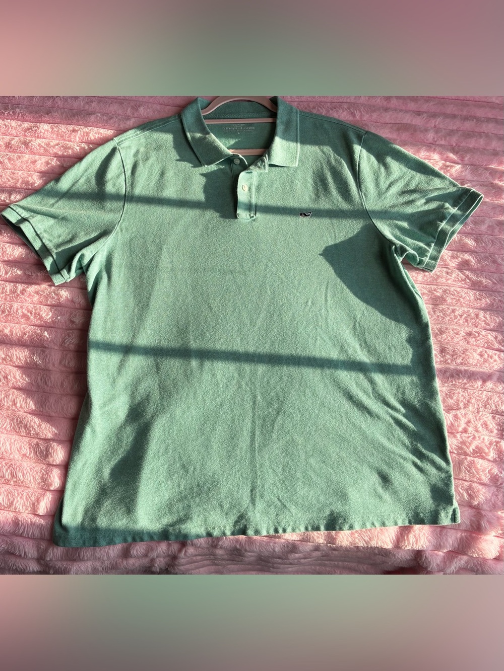 Vineyard Vines Men’s Seafoam Green Stretch Polo Shirt Size L